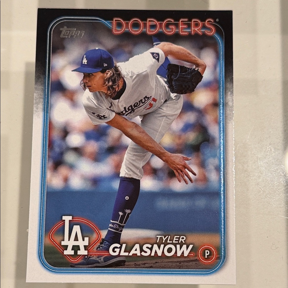 Dodgers Baseball Trading Card Tyler Glasnow